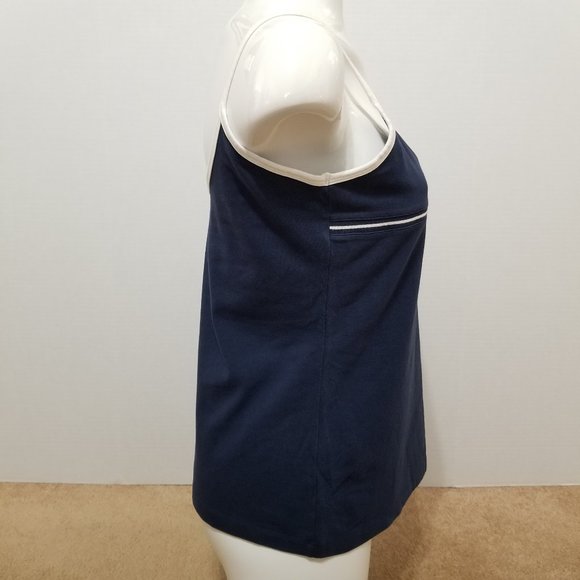 Tommy Hilfiger Jeans top XL sleeveless spaghetti strap shelf bra logo VINTAGE - Picture 4 of 13